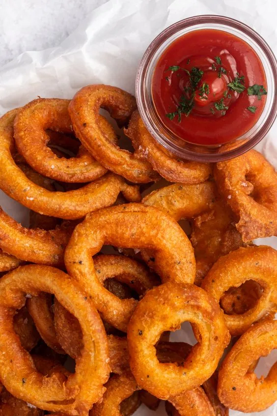Onion Rings at Duman BBQ