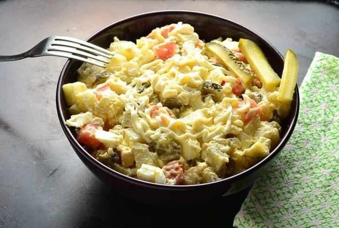 Russian Salad at Duman BBQ